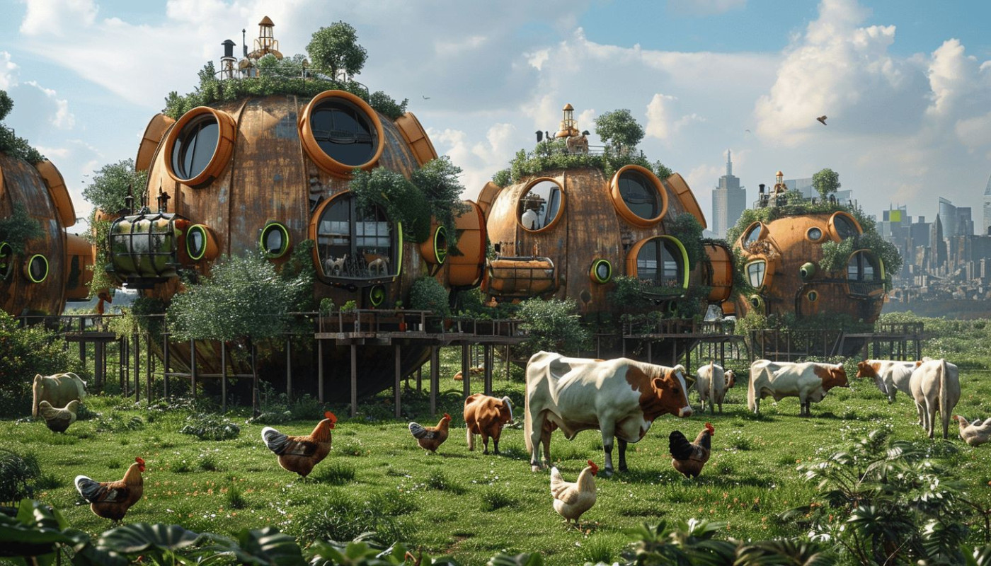 Découverte d'une ferme unique près d'une grande ville